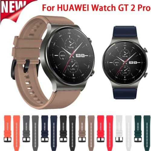 Official Silicone Band For Huawei Watch Gt 2 Pro Sport Rubber Original Watchband For Huawei Gt2 Pro Wristband Replace Bracelet