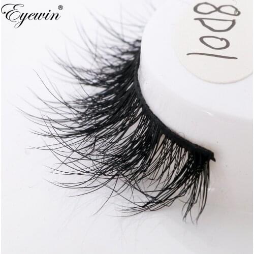 Eyewin 3D Mink Lashes Eyelashes False Lash Eyelash Natural Long Fluffy Crisscross Handmade Dramatic Popular Makeup Eyelashes