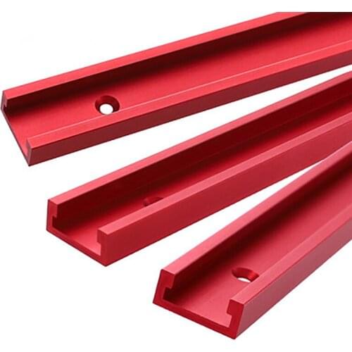 T-track Slot Miter Track T Screw T Slider 30 Model Aluminium Alloy Jig Fixture Pressure Woodworking DIY Tool 300-800MM