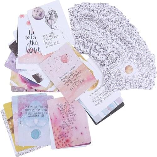 52 Cards/set Mysterious Tarot Cards Guidance -divination Fate Board Game English Version Universe Oracle Cards Deck