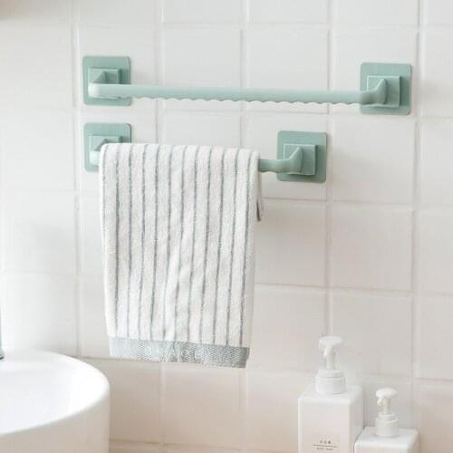 Bathroom Kitchen Supplies Towel Rack Wall-Mounted Hanger Towel Hanger Hand Towel Holder Storage Rack Shelf Accessories