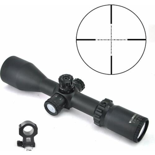 Visionking 2.5-15x50 30mm Tube Riflescope First Focal Plane Super Shockproof Optical Sights Tactical Long Range With 21mm Rings