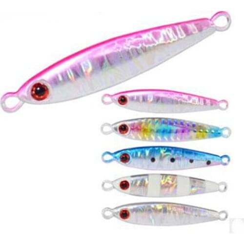 XIDIAOYU 1Pcs jig lure Iron plate lead fishing lures 18g 62mm artificial lure lead fish Hard fishing lures