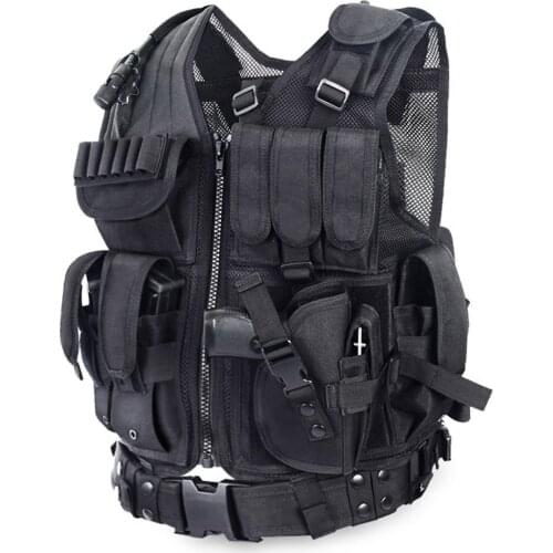 Safety Protection Vest Tactical Outdoor Equipment Man Woman Adults Ultra-Light Breathable Wear-resistant Combat Training Vest