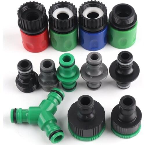 2pcs Garden Quick Connector Garden Water Hose Adapter Connector Hose End Connector Double Hose Connectors Extender