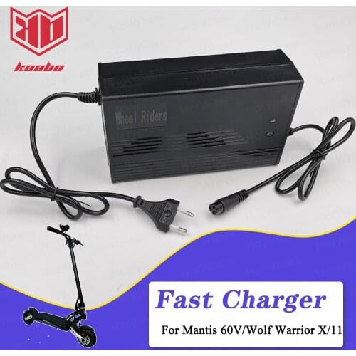 Kaabo Mantis 60V 5A Fast Charger Mantis10 Wolf Warrior 11 Wolf X Electric Scooter Quick Charger Spare Parts Accessories