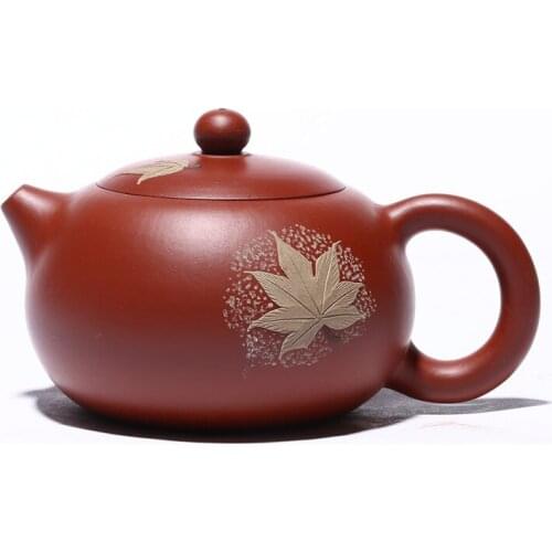 Yixing Purple Clay Teapot, Handmade Teapot, Teapot, Original Mine, Dahongpao, Yiye Knows Autumn, Xishi Teapot Tea Set