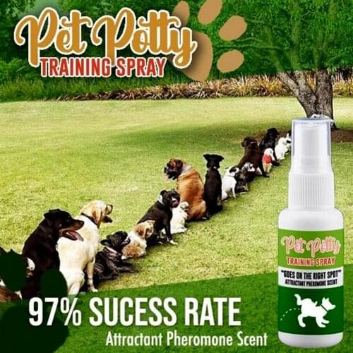 Effective Pet Dog Toilet Training Dog Potty Training Aid Spray Puppy Cat Pet Toilet Training Sprayed Positioning Defecation 30ml