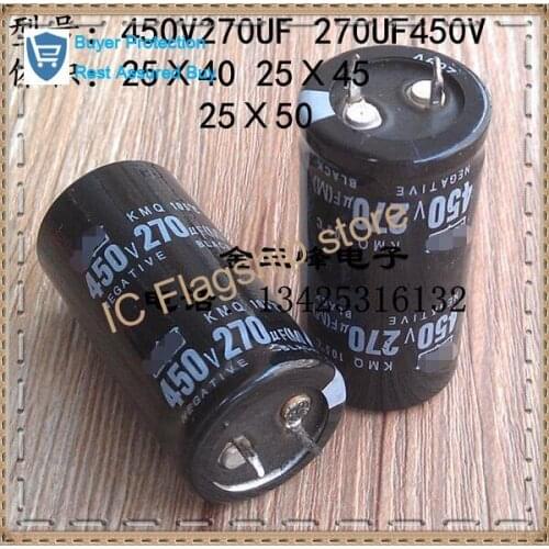 Electrolytic capacitor 450v270uf 270uf450v capacit measured capacity. Accuracy: 20
