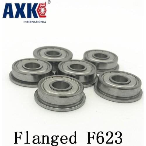 2021 10pcs 3d Printer Accessories Parts F623 Zz Flange Bushing Ball Bearings F623zz 3*10*4 Mm Pulley Bearing Guide Wheel Abec5