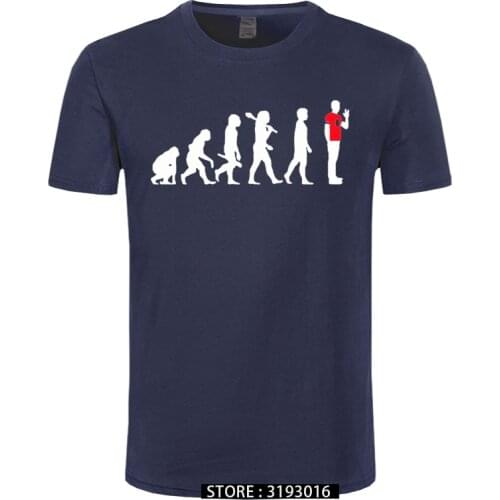 Sheldon Evolution T-shirts Men Summer The Big Bang Theory Tshirt Cotton Short Sleeve Brand Male Clothing Christmas Day
