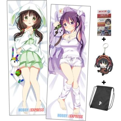Hobby Express Gochumon wa Usagi Desu Ka Dakimakura Japanese Hugging Body Pillow Cover ADP-61048