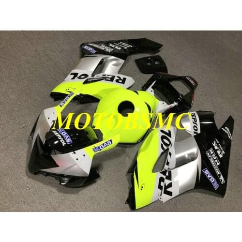 Injection mold Fairing kit for CBR1000RR 04 05 CBR 1000RR CBR 1000 RR 2004 2005 Silver green Fairings set+gifts HG34