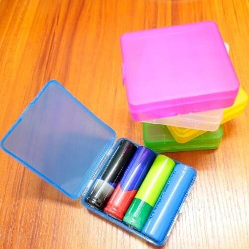 Lithium battery storage box 18650 18350 14500 battery box component storage consolidation storage box
