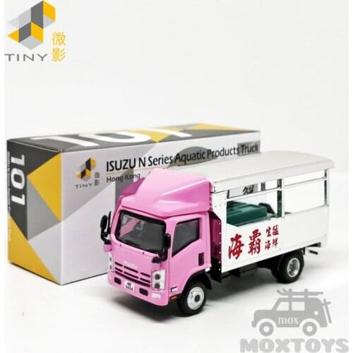 Tiny 1:76 ISUZU Z Series Aquatic Products Truckr Diecast Model Car