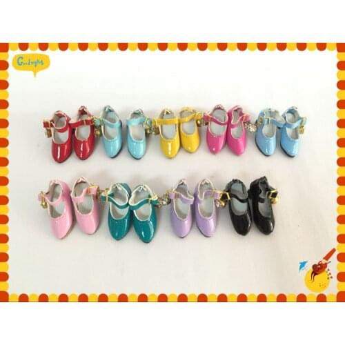 Dolls shoes 2.8cm leather shoes for blyth Azone OB doll licca doll etc