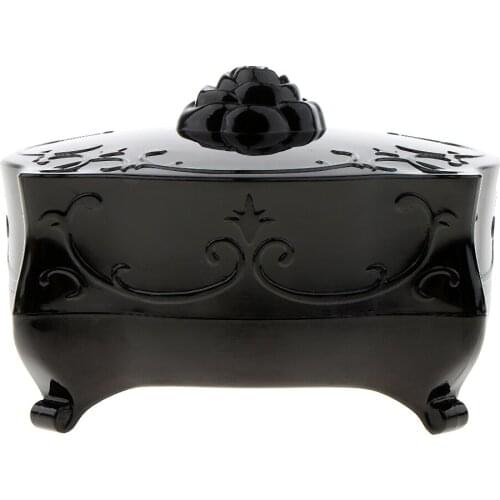 Magideal Loose Face Powder Container Make Up Antique Vanity Box