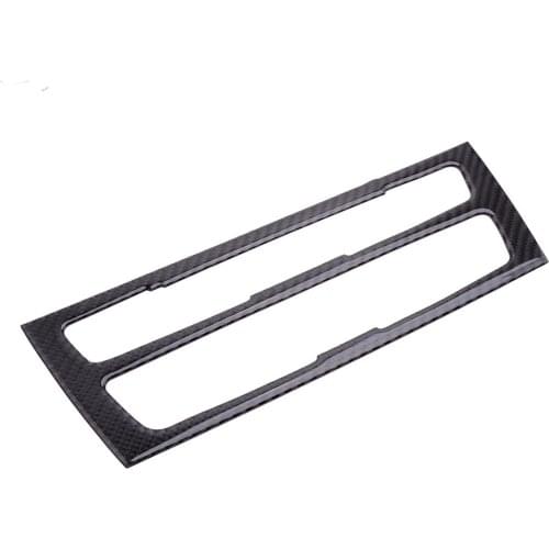 CITALL Carbon Fiber Air Conditioning CD Panel Cover Trim Fit For BMW 1 Series F20 F21 2012 2013 2014 2015