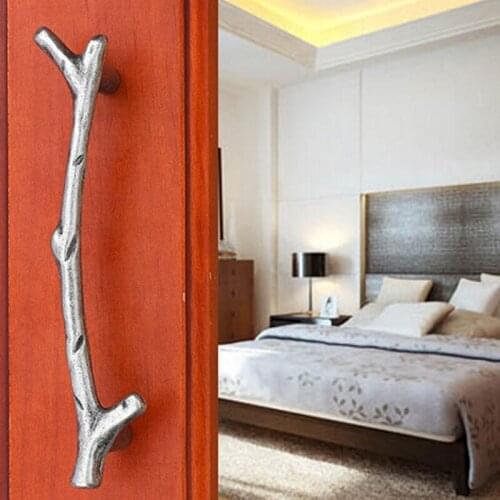 Single Double HoleTree Branch Handles Kitchen Cabinet Drawer Door Pulls Knobs Furniture Hardware