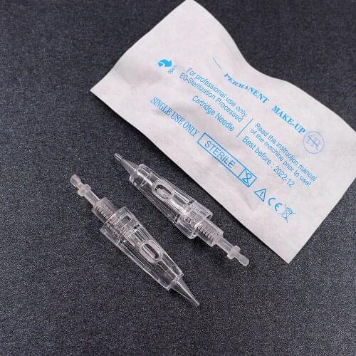 Disposable Tattoo Cartridge Needles For Semi Permanent Microblading Makeup 1RL/3RL/5RL For Digital Eyebrow/Lips/Eyeliner Machine