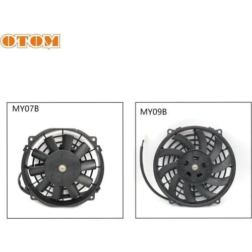OTOM Motocycle Water Tank Fan MY07B/MY09B Scooters Car Electronic Radiator Oil Cooler For KTM EXC HONDA YAMAHA KAWASAKI SUZUKI