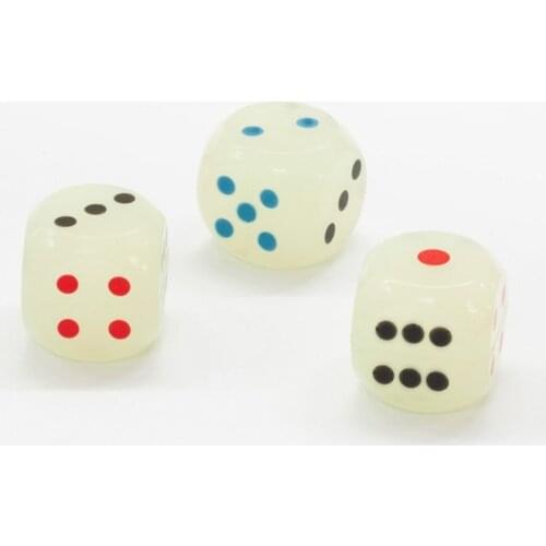 Drinking Dice 45MM Rubber Round Corner Dices Board Game Dice Party Cubes Digital Dices Data Cube Bounce Ball Kids Toy