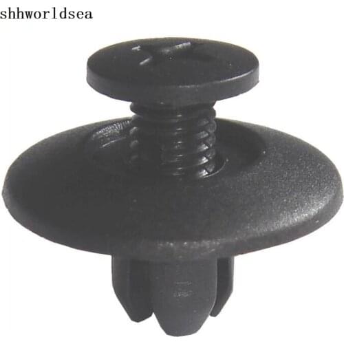 Shhworldsea plastic panel clips quarter panel wheel opening moulding push-type retainer T-100 1992-ON 90467-070744