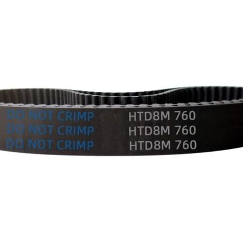 8M-760mm synchronous belt belt for pulley 8M 760mm long 95teeth wheel PU polyurethane rubber timing belt mechanical transmission