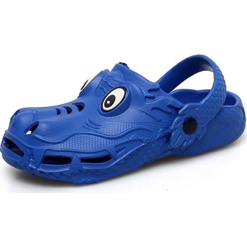 Boy Summer Non-slip Children Sandals Shoes Soft Boys Water Shoes Outdoor Girls Sandal Closed Toe Beach Shoes Kids Slippers Child