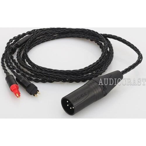 HiFi BALANCED XLR Cable for HD650 HD600 HD660s HD6XX UP-OCC Silver Plated Copper