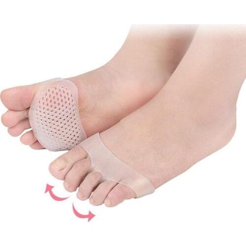Silicone Forefoot Insoles Honeycomb High Heel Shoes Pad Gel Insoles Breathable Health Care Shoe Insole Massage Shoe Insert