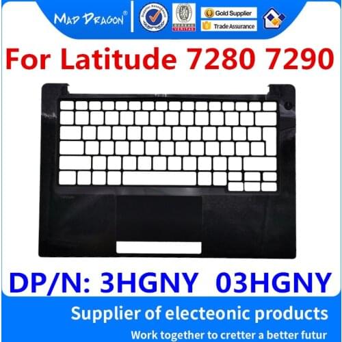 New original Laptop Replacement UK Palmrest Upper Cover Case For Dell Latitude 7280 7290 E7280 E7290 3HGNY 03HGNY AP1S5000211