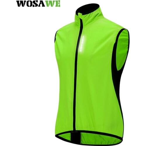 WOSAWE Cycling Vest Keep Dry Sleeveless Bike Bicycle Undershirt Jersey Windproof Cycling Clothing Gilet Lightweight Windproof