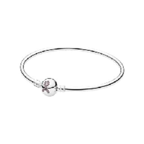 2021 NEW 100% 925 Sterling Silver Shimmering Logo Moments Bracelet Bangle For DIY Europe Women Original Fashion Jewelry Gift