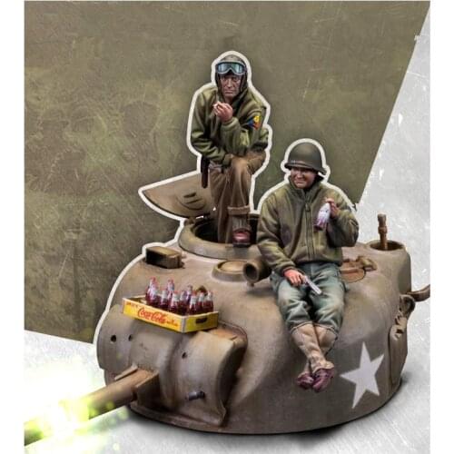 1:35 Resin Figure Model Kit Unassambled Unpainted //481A+B (WITH turret)