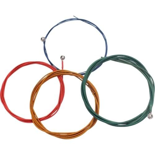1 Set Colorful Strings Electric Bass Strings Musical Instrument Accessory