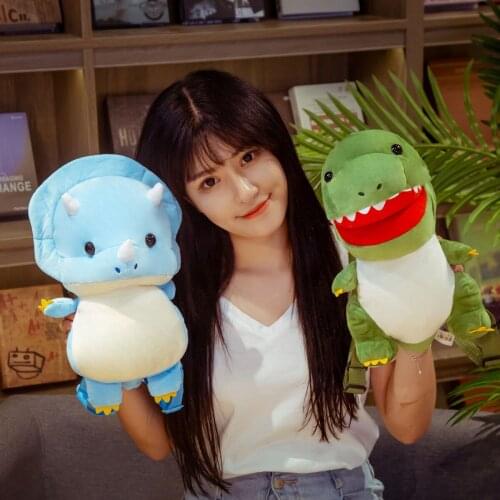 1pc 34cm Cartoon Cool Dinosaur Backpack Plush Toy Bag Funny Toy Fashion Boy Girl Birthday Gift Children