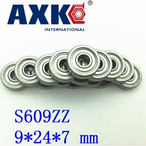 10pcs/lot High Quality Abec-1 Z2v1 Sus440c Stainless Steel Deep Groove Ball Bearings S609zz 9*24*7 Mm