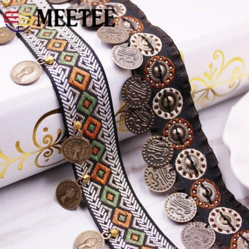 5 Yards 2-2.5cm Copper Tassel Fringe Lace Trim Ribbon Bohemian Costume Laces DIY Sewing Garment Hometextile Curtains Accessories