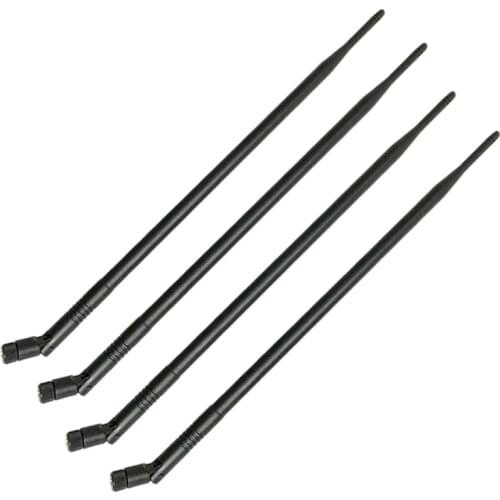 4PCS 9DBi RP-SMA Dual Band 2.4GHz 5GHz High Gain WiFi Router Wireless Tilt Antenna