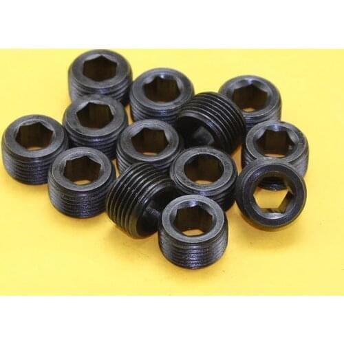 4pcs M26*1.5mm*12mm through hole set screw bolt Allen hollow screws bolts 12.9 Grade headless thread nail