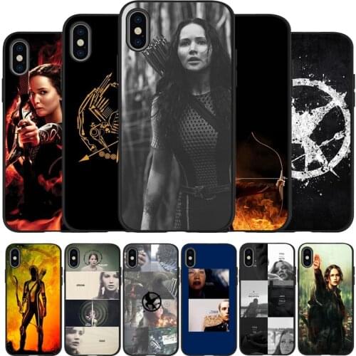 The Hunger Games Kun gen Soft Silicone black Phone Case For iPhone 5 5S 6 plus 7 8 plus X XR XS Max 11 PRO Max SE 2020
