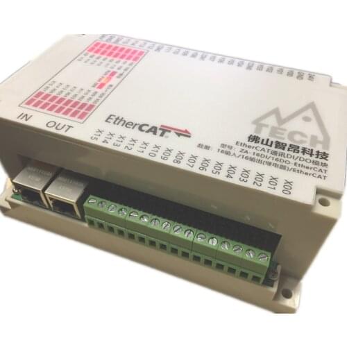 The IO Digital Expansion Module of EtherCAT Slave Station Communication Has 16 Channels of Input and 16 Channels of Output