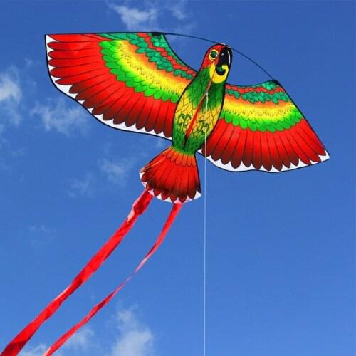 Children Outdoor Sports Fun Game Children Early Education Gifts Parrot Kite Children Animal Kite Single Line Kite With Kite Line