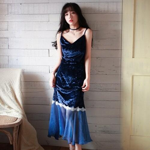 Eulami Blue Summer Dresses