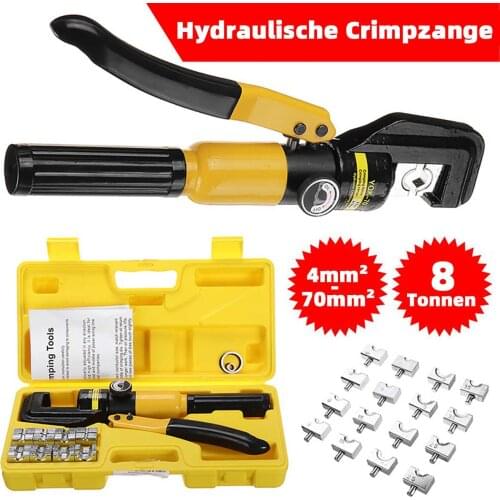 5-6T Cable lug Hydraulic Crimping Tool Hydraulic Crimping Plier Hydraulic Compression Tool YQK-70 Range 4-70mm2 Free shipping