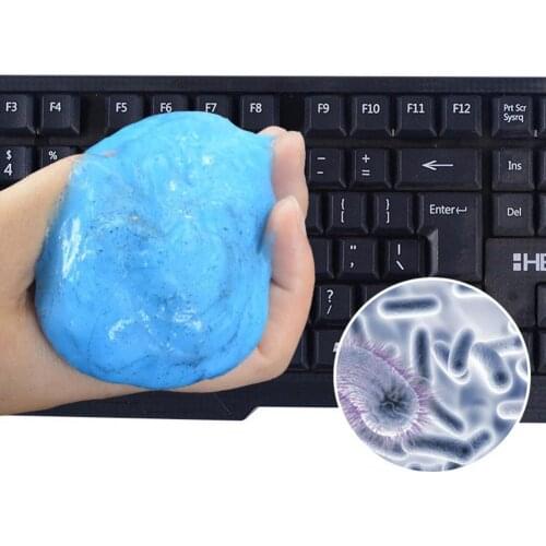 80% 2021 Hot Sell Keyboard Car Computer Universal Crystal Magic Dust Putty Cleaning Gel Slime
