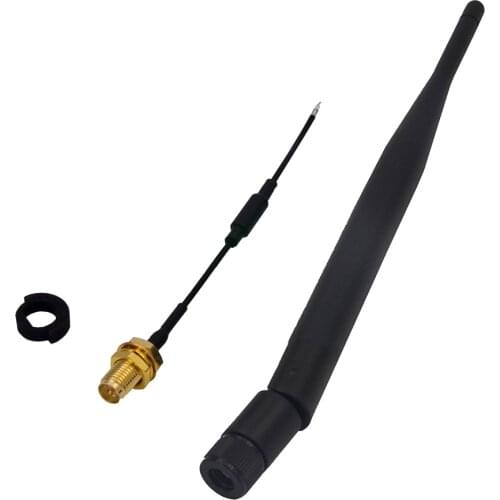 Converter Cable for FrSky X7/X9DP Series Transmitter to Removable 2dBi/5dBi Antenna with Anti-interference Magnetic Ring