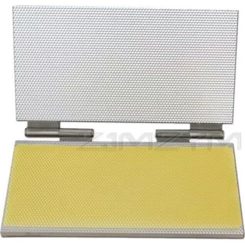 Beeswax Foundation Sheet Mold Machine 4.63mm/ 5.3mm hand pressed aluminum alloy foundation machine beehive foundation machine