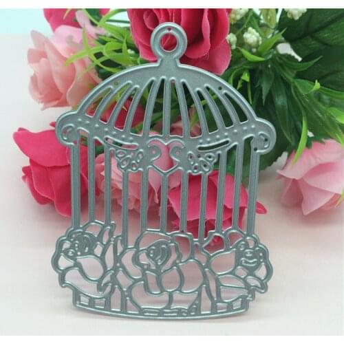 Birdcage Metal Cutting Dies Stencil Scrapbooking Cards Paper Embossing Craft DIY
